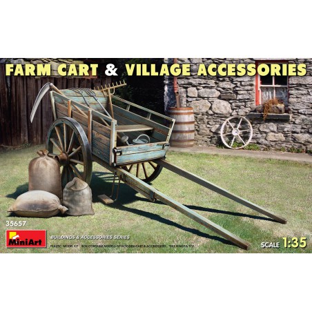 Farm Cart & Village Accessories  -  MiniArt (1/35)