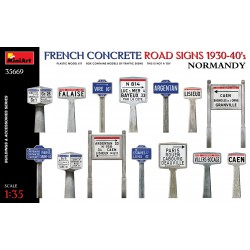 French Concrete Road Signs...