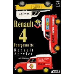 Renault 4 Fourgonette "Renault Service"  -  Ebbro (1/24)