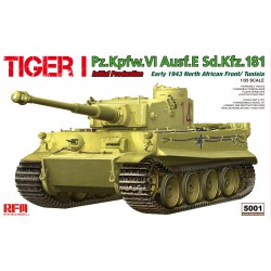 Pz.Kpfw.VI Ausf.E Tiger I Sd.Kfz.181 (Initial Production) "Early 1943 north African Front/Tunisia"  -  RFM (1/35)