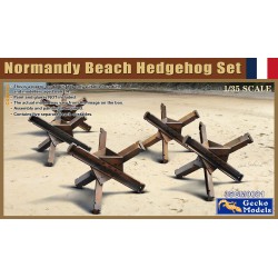 Normandy Beach Hedgehog Set  -  Gecko Models (1/35)