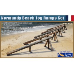 Normandy Beach Log Ramps Set  -  Gecko Models (1/35)