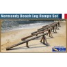 Normandy Beach Log Ramps Set  -  Gecko Models (1/35)