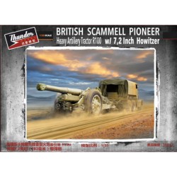Scammell Pioneer Heavy Artillery Tractor R100 w/7,2 Inch Howitzer  -  Thunder Model (1/35)