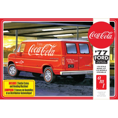 Ford Econoline 1977 Delivery Van "Coca-Cola"  -  AMT (1/25)