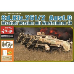 Sd.Kfz.251/2 Ausf.C Rivetted Version mit Wurfrahmen 40  -  Dragon (1/35)