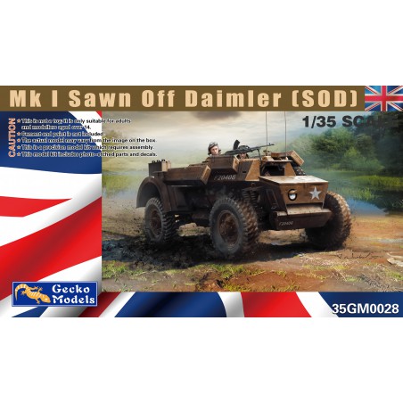 Mk.I Sawn Off Daimler (SOD)  -  Gecko Models (1/35)