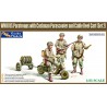 U.S. Paratroops (Set 2) with Cushman Parascooter & Cable Reel Cart  -  Gecko Models (1/35)