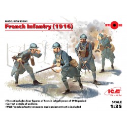 French Infantry (1916) WWI...