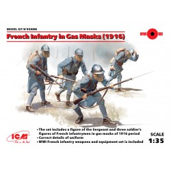 French Infantry in Gas...