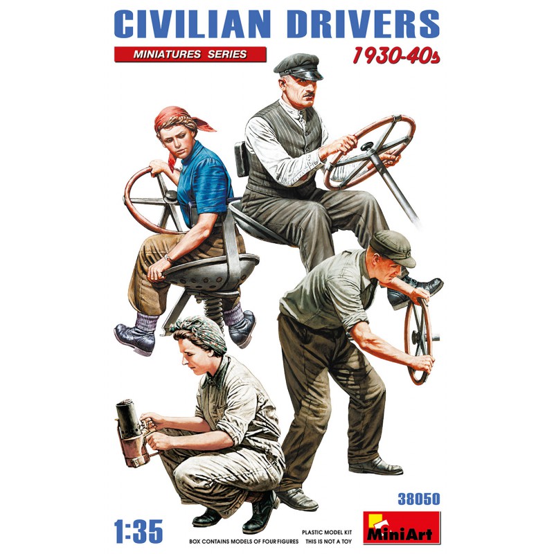 Civilian Drivers 1930-40s  -  Miniart (1/35)