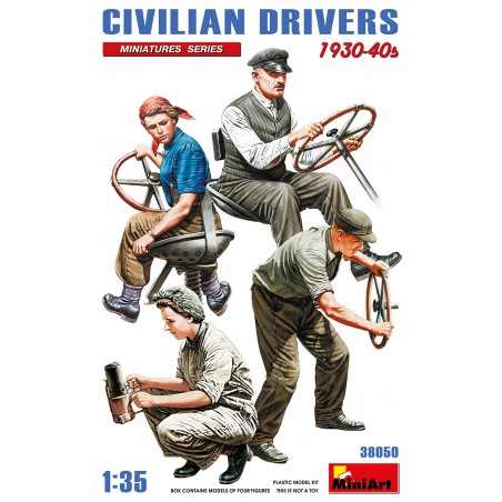 Civilian Drivers 1930-40s  -  Miniart (1/35)