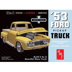 Ford Pickup Truck 1953 3in1 (Stock-Custom-Service)  -  AMT (1/25)