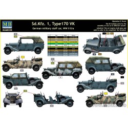 Mercedes-benz Type 170VK Sd.Kfz.I German Staff Car  -  Master Box (1/35)