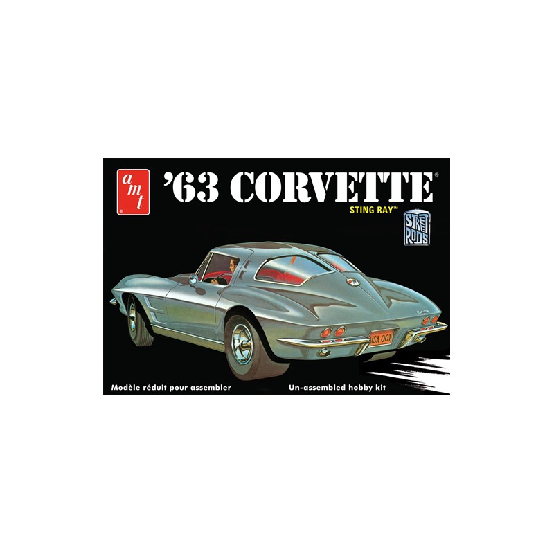 Chevrolet Corvette C2 Sting Ray 1963   -  AMT (1/25)