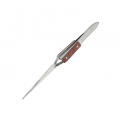 Reverse Action Tweezers Straight Tip/Fibre Grip (160mm) - Modelcraft