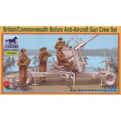 British/Commonwealth Bofors Anti-Aircraft Gun Crew Set  -  Bronco (1/35)