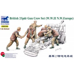 British 25pdr Gun Crew Set (WWII N.W.Europe)  -  Bronco (1/35)