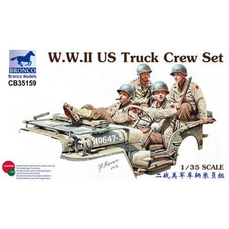 U.S. Truck Crew Set (WWII)  -  Bronco (1/35)