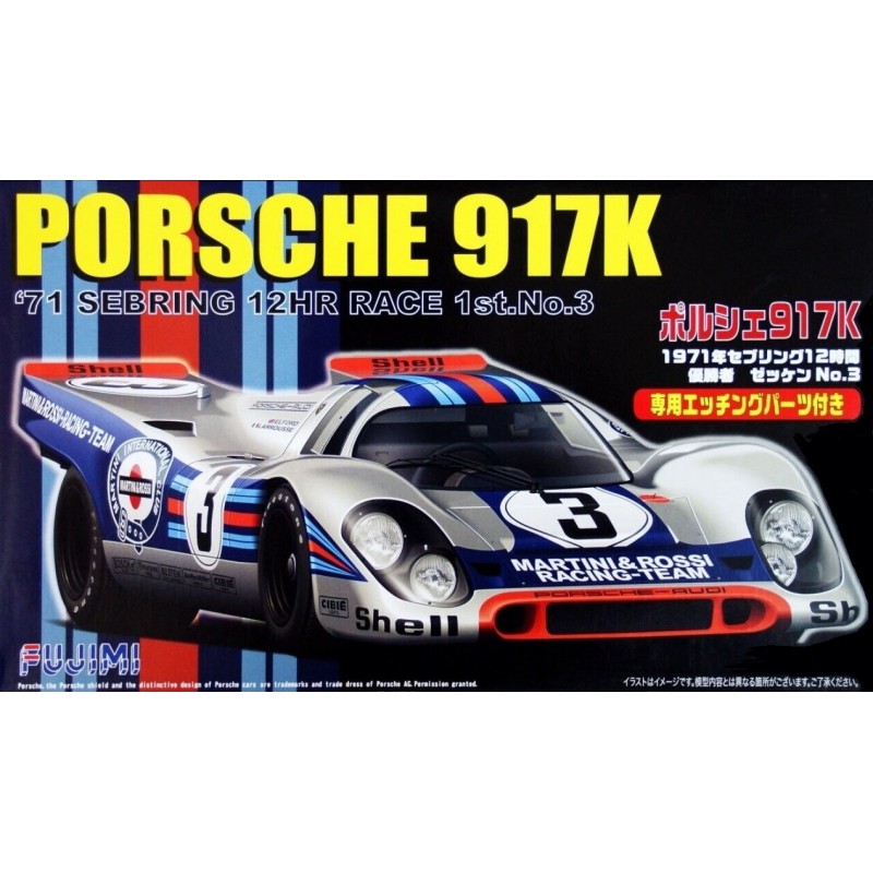 Porsche 917K n°3 1st 12H Sebring 1971  -  Fujimi (1/24)