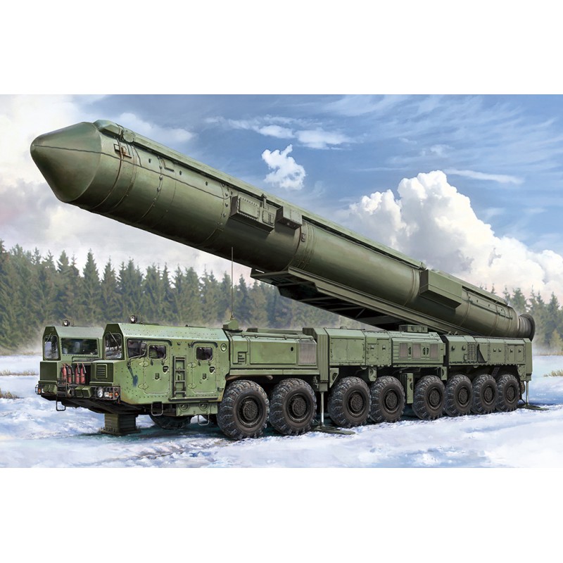 MZKT-79221 15U175 TEL & Topol-M ICBM RS-12M1  -  Hobby Boss (1/72)