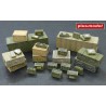 Ammunition Transportational Containers Allies-WWII  -  Plusmodel (1/35)