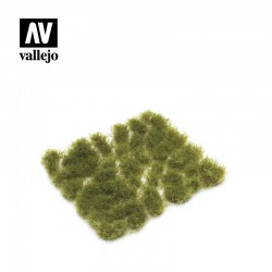 Scenery Diorama Products Vallejo - Wild Tuft / Dense Green / Large 6mm (35pcs)