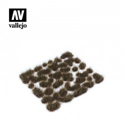 Scenery Diorama Products Vallejo - Wild Dark Moss / Burned / Large 6mm (35pcs)