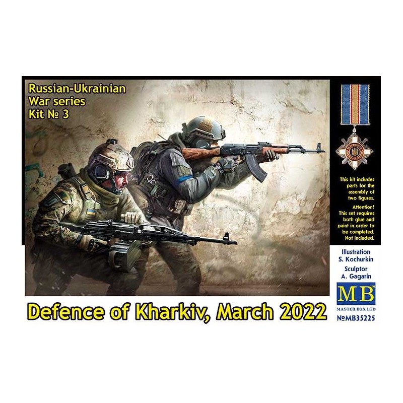 Russian-Ukrainian War Series Kit n°3 - Defence of Kharkiv March 2022  -  Master Box (1/35)