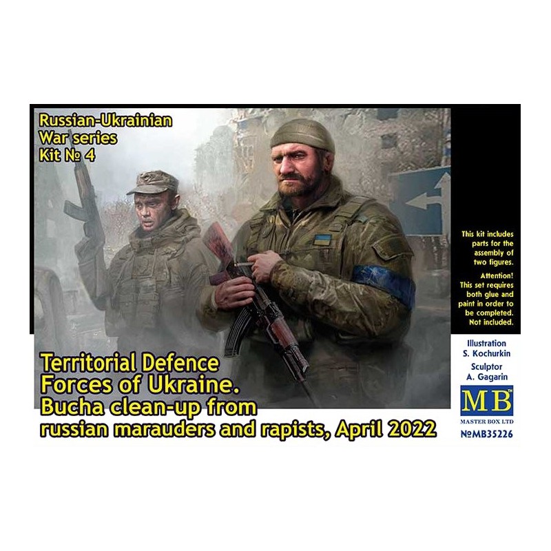 Russian-Ukrainian War Series Kit n°4 - Territorial Defence Forces of Ukraine  -  Master Box (1/35)