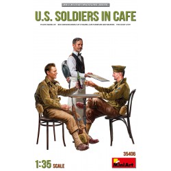 U.S. Soldiers in Café  -...