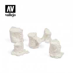 Small Stumps / Petites Souches (5pcs)  -  Vallejo (1/35)