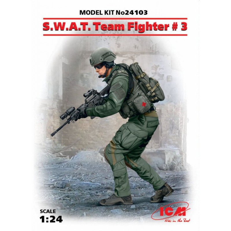 SWAT Team Fighter n°3  -  ICM (1/24)