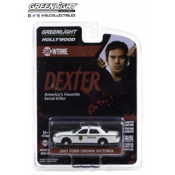 "Hollywood Series 32"  2001 Ford Crown Victoria Police " Dexter"   -  Greenlight (1/64)