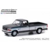 "Blue Colar Series 10"  1992 Ford F-250 Two-Tone Silver & Gray  -  Greenlight (1/64)