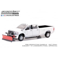 "Blue Colar Series 10"  2019 RAM 2500 tradesman with Snow Plow  -  Greenlight (1/64)