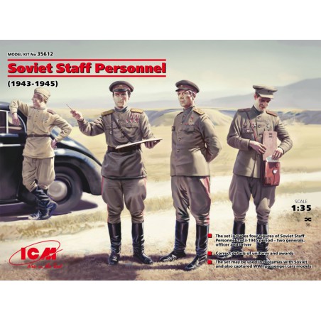 Soviet Staff Personnel (1943-1945)  -  ICM (1/35)