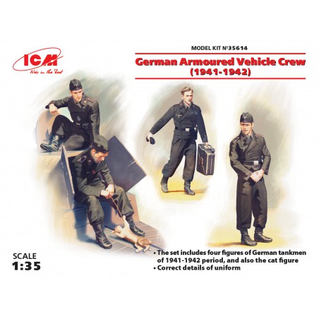 German Armoured Vehicle Crew (1941-1942)  -  ICM (1/35)