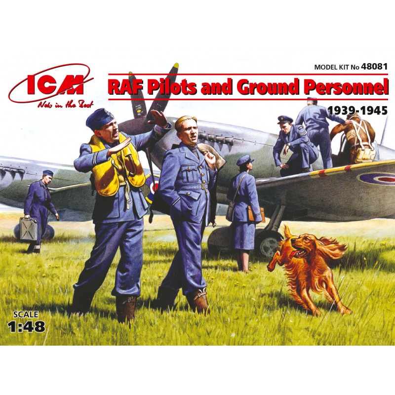 RAF Pilots & Ground Personnel (1939-1945)  -  ICM (1/48)