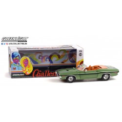 Dodge Challenger R/T 1970 (Mettalic Green)  "Run with The Dodge Scat Pack"  -  Greenlight (1/18)