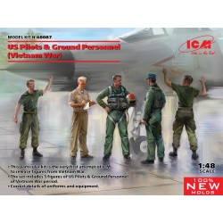 U.S. Pilots & Ground Personnel (Vietnam War)  -  ICM (1/48)