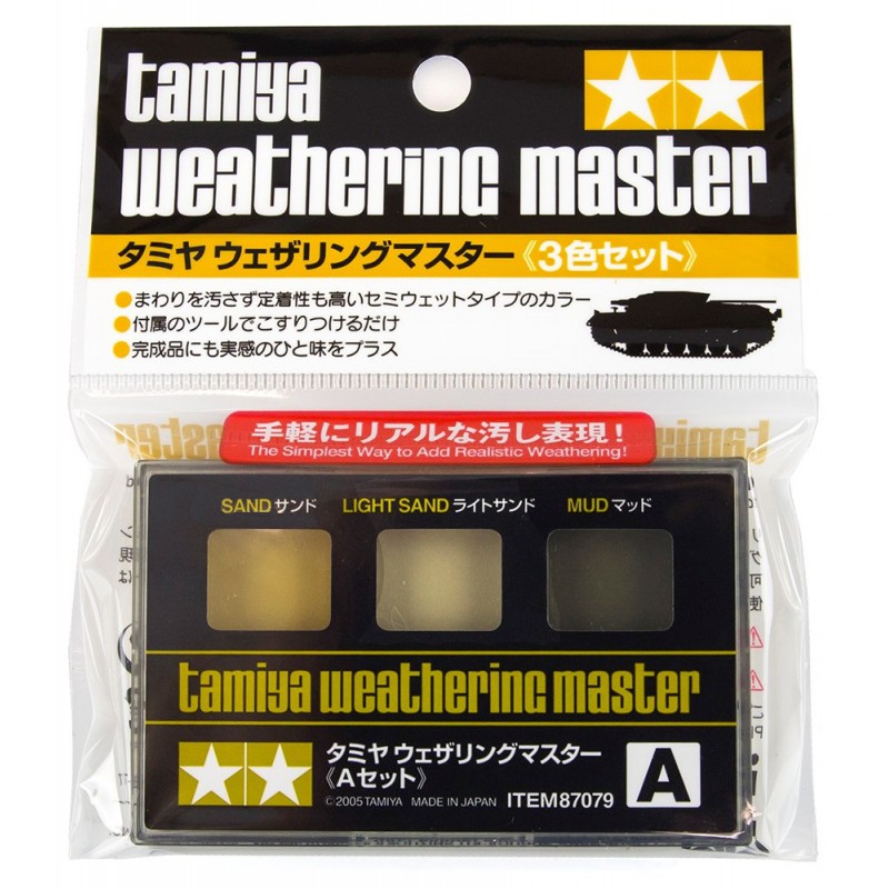 Tamiya Weathering Master (Set A) - Sand/Light Sand/Mud