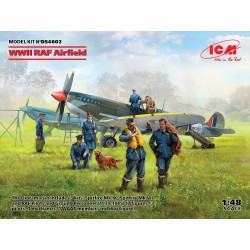 RAF Airfield WWII (3 Kits Set)  -  ICM (1/48)