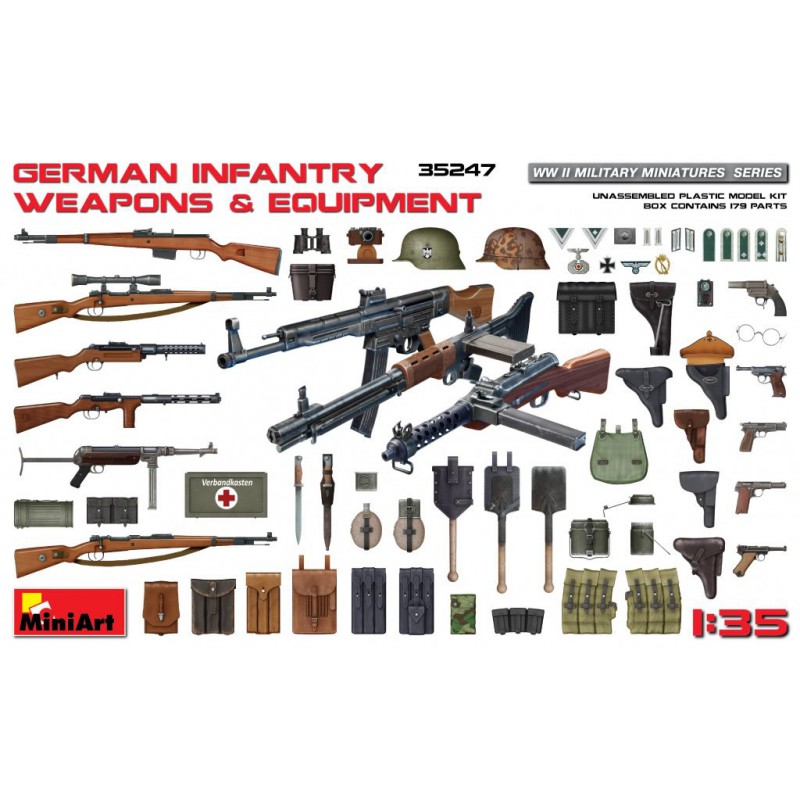 German Infantry Weapons & Equipment  -  MiniArt (1/35)