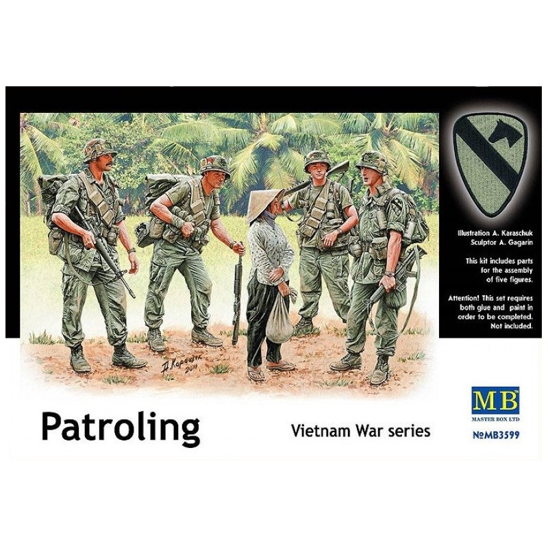 Vietnam War Series "Patroling"  -  Master Box (1/35)