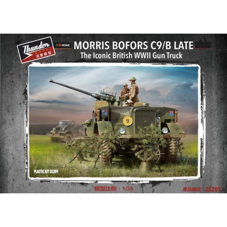 Morris Bofors C9/B Late "The Iconic British WWII Gun Truck"  -  Thunder Model (1/35)