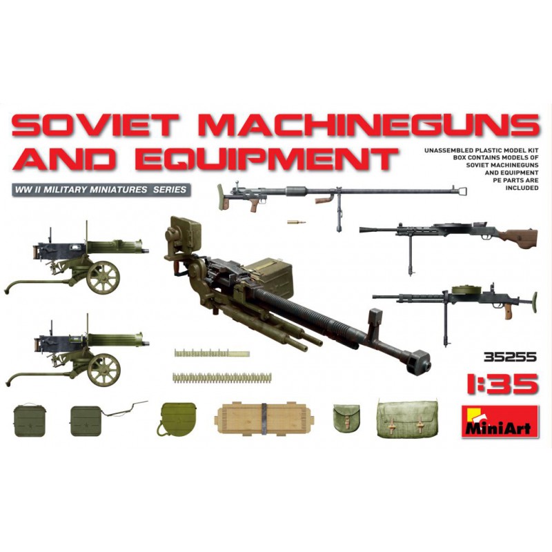 Soviet Machineguns & Equipment  -  MiniArt (1/35)