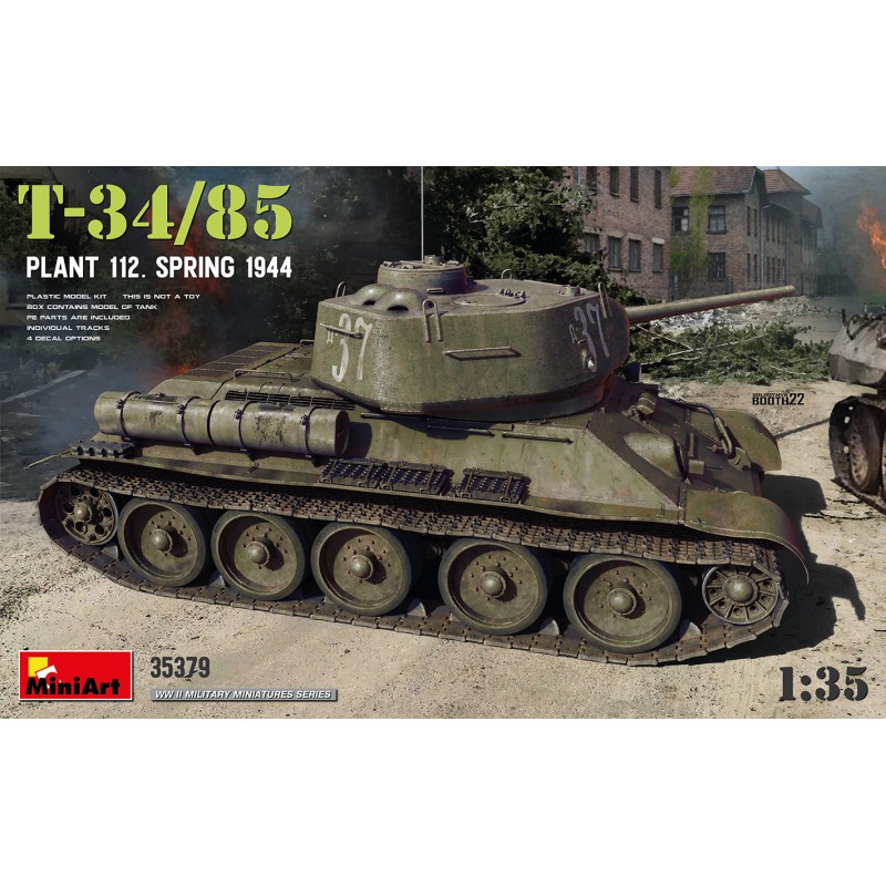 T-34/85 Plant 112. Spring 1944  -  MiniArt (1/35)