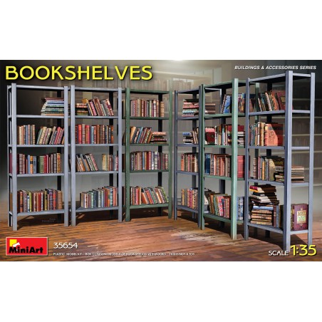 Bookshelves  -  MiniArt (1/35)