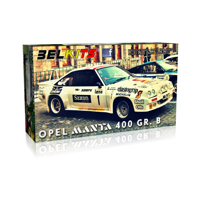 Opel Manta 400 Gr.B "Ypres 1984" (J. McRae/Grindrod)  -  Belkits (1/24)